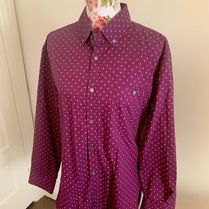 Men’s Ted Baker Button Down Purple Shirt, size 6